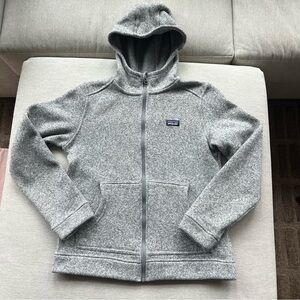 Patagonia Gray Fleece Zip Up Hoodie